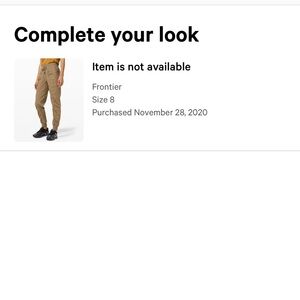 Lululemon dance studio jogger ex 8